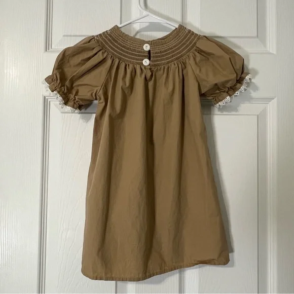 Marie Nicole Clothing Toddler Girl’s Smocked Easter Dress Size M (3Years) - Picture 4 of 6